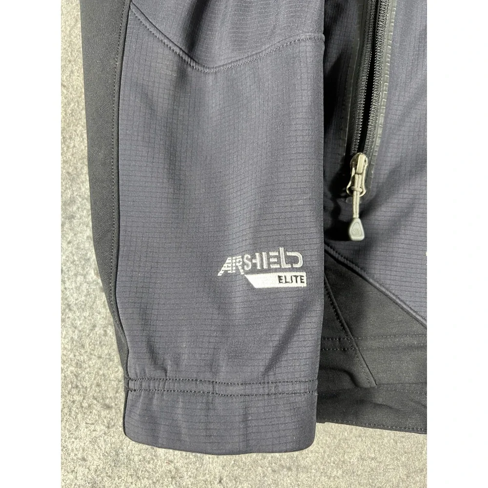 Mountain Hardwear AirShield Elite Windbreaker Jacket Mens Medium Black Hiking